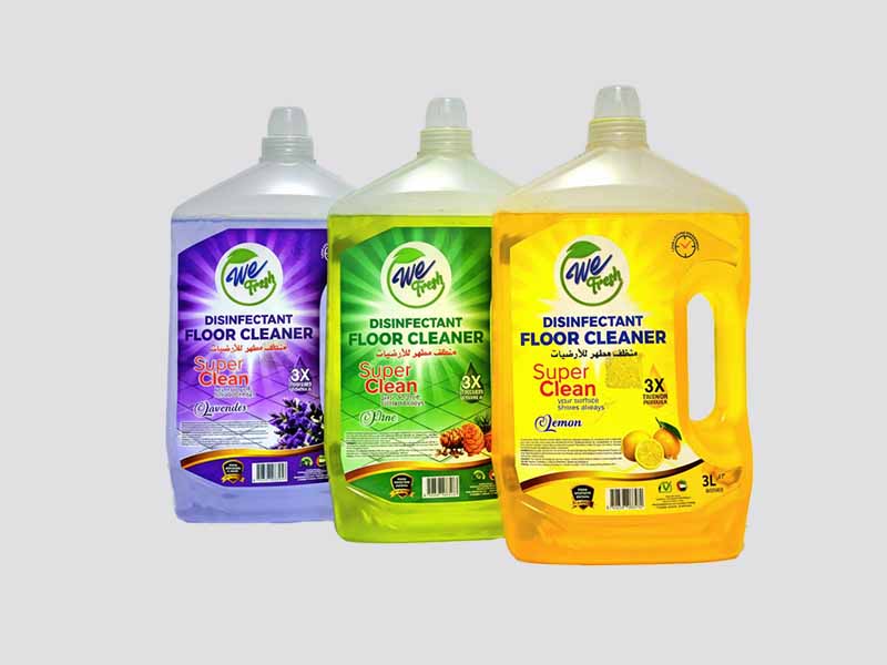 Wefresh disinfectant floor cleaner wholesale bottle for hygiene and freshness in UAE.
