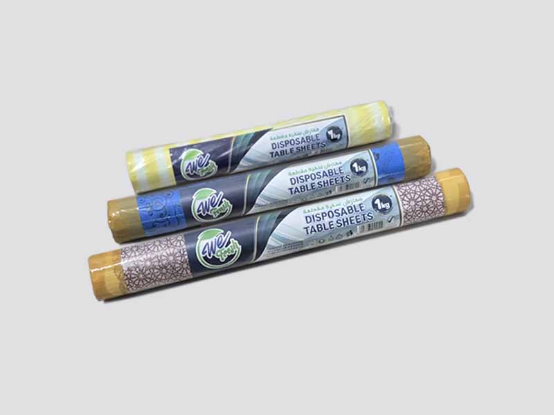 Wefresh disposable table sheets wholesale pack for parties, catering, and events in UAE.